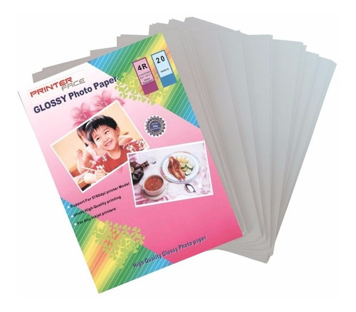 Papel Glossy Fotografico 10x15 R4 190gr 500 Hojas Fotocabina