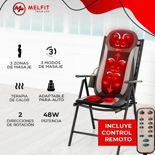 Asiento Masajeador Cervical Espalda Calor Vibracion I2000