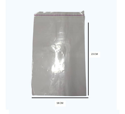 Bolsas Celofan-polipropileno Con Pega Adhesiva 18x25 500