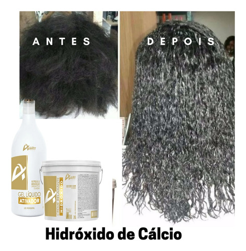 Liquido Ativador Do Creme Hidróxido De Cálcio Relaxante 1 L