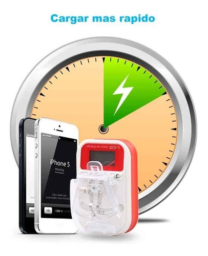 Multicargador Usb Universal Celular Bateria Con Pantalla Lcd