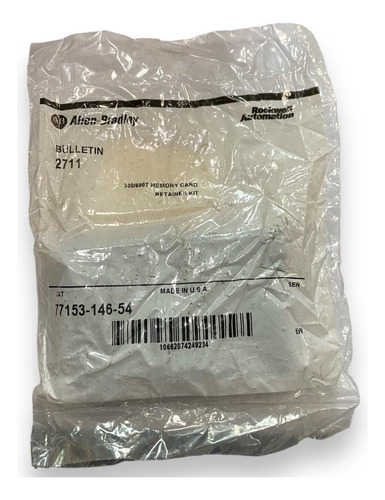 Allen Bradley Memory Card Bulletin 2711 77153-146-54