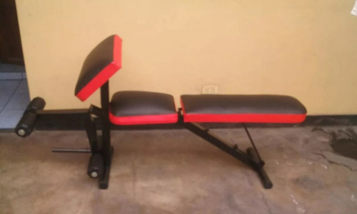 Imagen 3 de 6 de Banca Libre+predicador+ejercitador D Piernas+5 Niveles Altur