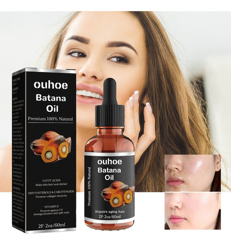 . 5 X 60 Ml De Aceite Esencial Batana Hair Que Promueve El