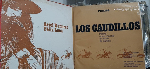 Vinilo Ariel Ramirez Felix Luna Los Caudillos F4