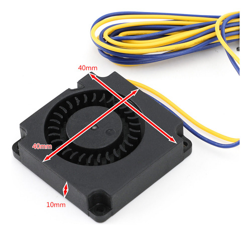 4pc 3d Printer Extruder Cooling Radial Turbo Blower Fan Ccf