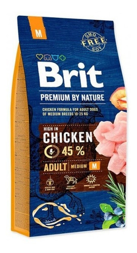 Brit Premium By Nature Perro Adulto Raza Mediana 3kg