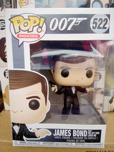 Funko Pop James Bond 007#522 Roger Moore The Spy Who Love Me