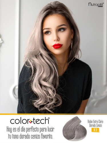 Color Tech Tinte 10.31 Rubio Extra Claro Dorado Cenizo 90g