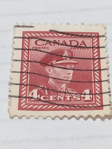 Estampilla De Canadá- 23210-        4 Cents              (7)