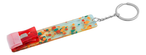 Extractor De Tarjetas Para Clavos Largos Llavero Con Rojo