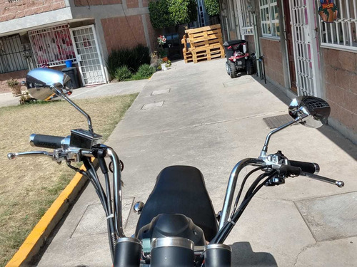 Imagen 5 de 8 de Espejos Ovalado Chopper Cromado Universal Moto