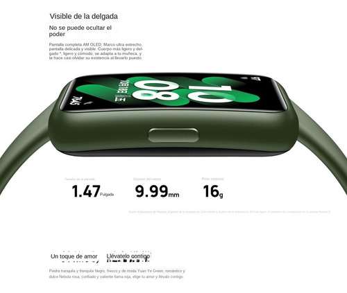 Pulsera Huawei 7 Smart Sleep Batería De Larga Duración