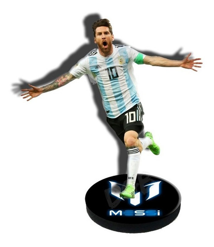 Messi Figuras 2d  22cm Con Base Unicas!!!