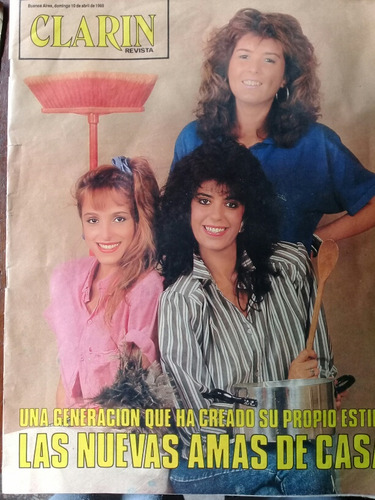 Antigua Revista Clarín 10 De Abril De 1988