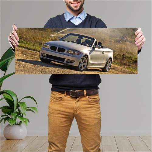 Cuadro 30x80cm Auto 2009 Bmw 1 Series Convertibl 643