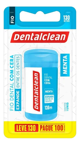 Fio Dental 130m Profissional Expansive Menta Dentalclean