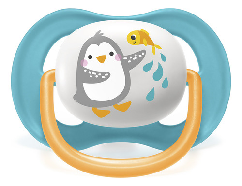 Chupon Avent Ultra Air 6-18 Meses Penguin Scf081/09