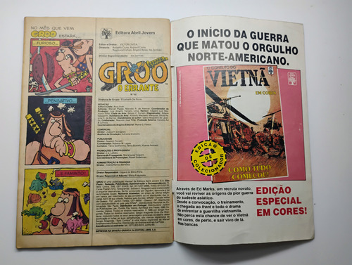 Gibi Hq Groo O Errante N° 2 Editora Abril Raro De 1990 (Usado)