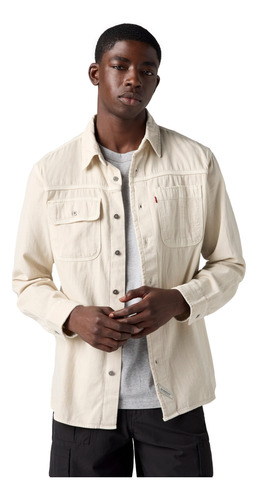 Camisa Hombre Ls Auburn Worker Beige Levis A7224-0012
