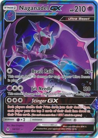 Naganadel Gx 56/131 Ultra Raro Pokemon Tcg