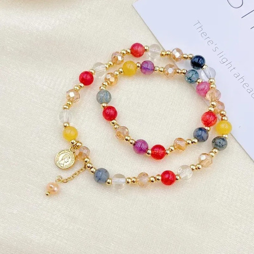 Aa Pulsera De Perlas Con Cuentas Para Mujer, Joyería