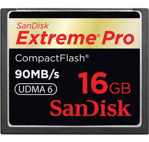 Cartão De Memória Sandisk Cf - Extreme Pro - 16gb - 90 Mb/s