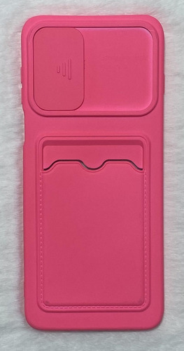 Case Silicone Compativel Motorola Moto G100 6.7 Porta Cartão Cor Pink coral