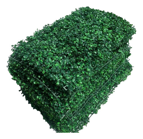 Follaje Verde Artificial Sinténtico 10 Pz 60x40 Cm Para Muro