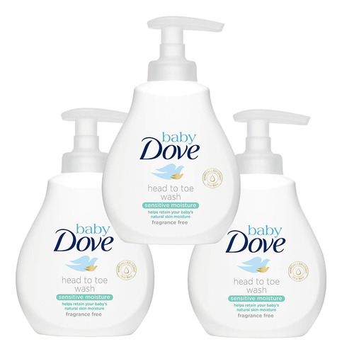 Dove Baby Sensitive Moisture Head To Toe Bomba De Lavado Cor