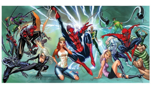 Print - Scott Campbell Superior Spider-man Firmada