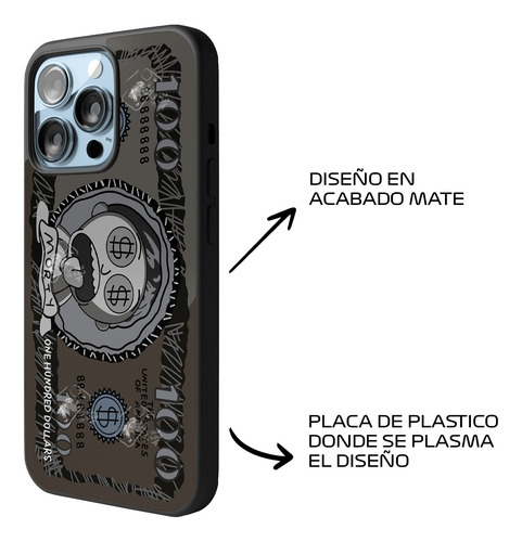 Funda Celular Dollar Morty Para iPhone Con Magsafe