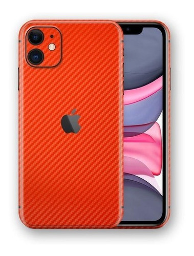 Película Skin iPhone 11 (6.1) Kingshield 3d Fibra Carbono