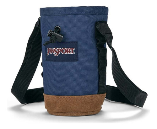 Crossbody Jansport Para Agua Bolsa Botella Kitsack Acabado de los herrajes Metal Color Azul Color de la correa de hombro Negro Diseño de la tela Liso