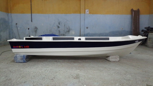 Barco Bote Fibra Vidro Pesca 4.30 Artsol 40 Anos Fabrica