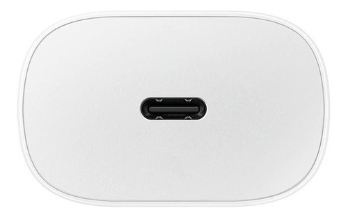 Imagen 2 de 2 de Samsung Adaptador Viaje Carga Rápida Cable Tipo C 15w Blanco