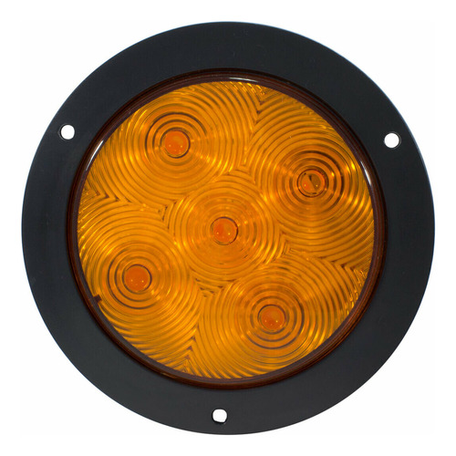 Un Plafón Posterior Lente Ámbar 10 Leds 12-24 V Tunelight