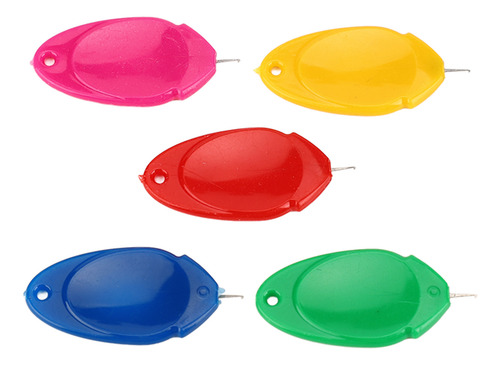 Enhebradores De Agujas De Colores, 50 Unidades, 5 Colores, P