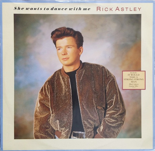 Vinilo 12  De Rick Astley -she Wants To Dance With Me
