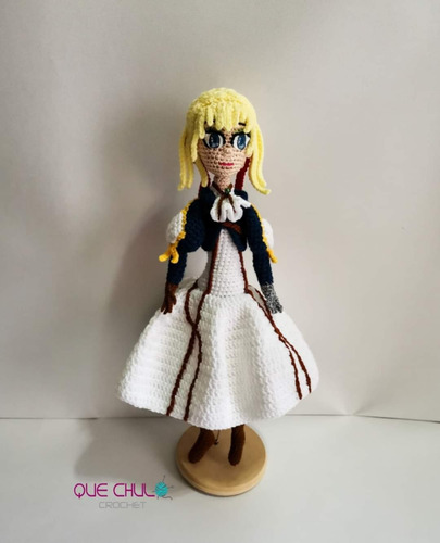 Muñeco Tejido Personalizado Violet Evergarden