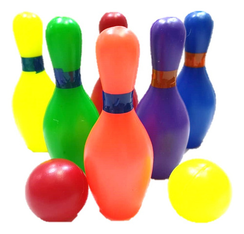 4 Juegos Mini Boliche Feria Kermes Premio Cumple Fiesta Bolo