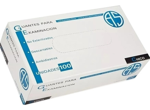 Guantes De Latex Descartables X 100 Unidades