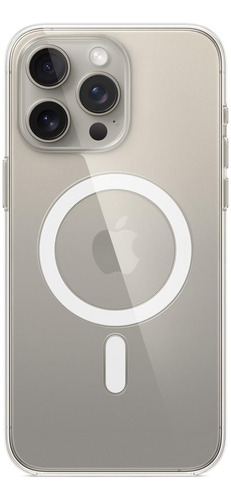 Forro Protector iPhone 15 Pro Max Con Magsafe Transparente 