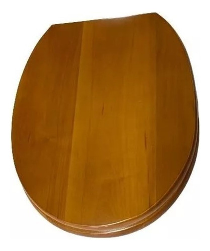 Tapa Asiento Tabla Inodoro Madera Cedro Herraje Inoxidable 