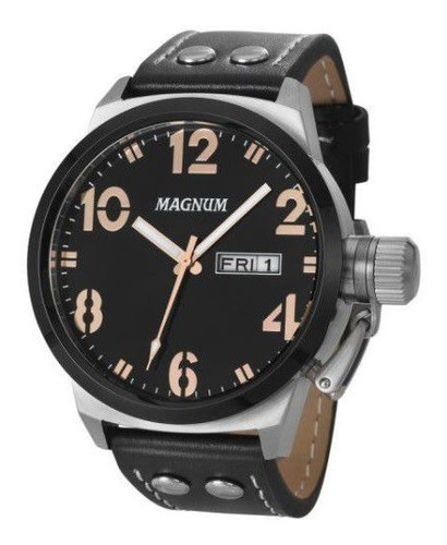 Relógio Masculino Magnum Analógico Ma32783t - Prata