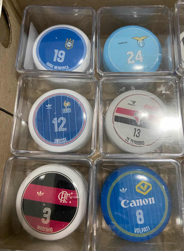 20 Times De Fut. Botão Da Botões Clássicos (vidrilhas 45mm)