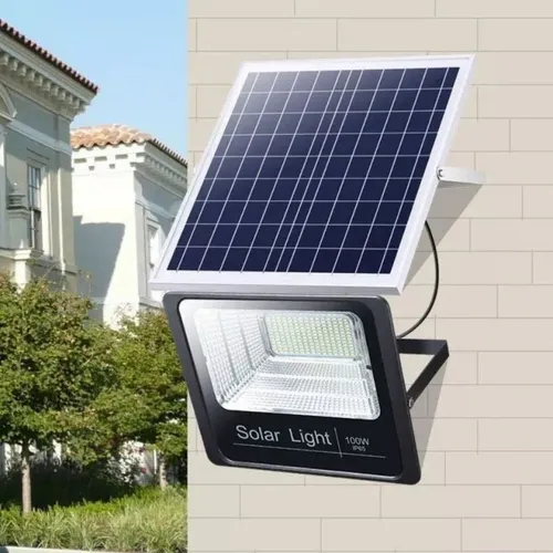 Foco Led 100 W Con Panel Solar