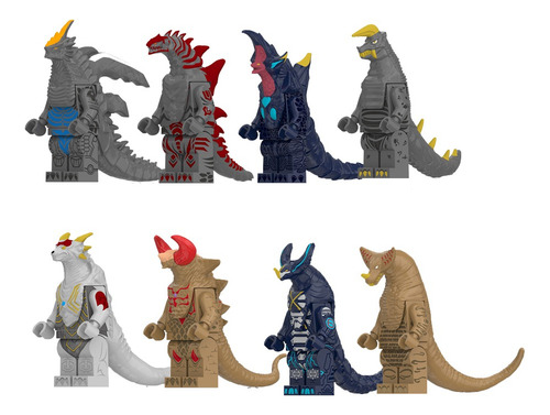 Set Mini Figuras Kaijus Monsterverse Ultraman