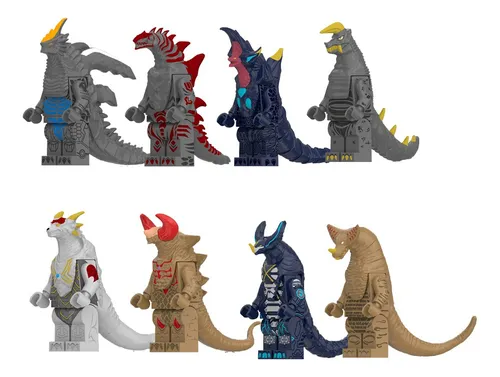 Set Mini Figuras Kaijus Monsterverse Ultraman
