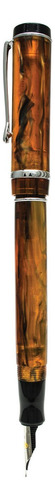 Pluma Estilográfica Duragraph Color Ámbar Trazo Medio
